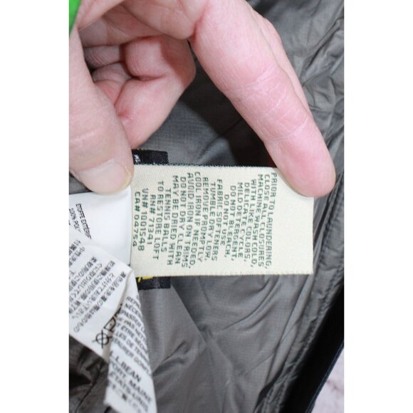 *LL Bean Mountain Liner Down 3 in 1 Jacket Black Size M - Picture 9 of 12